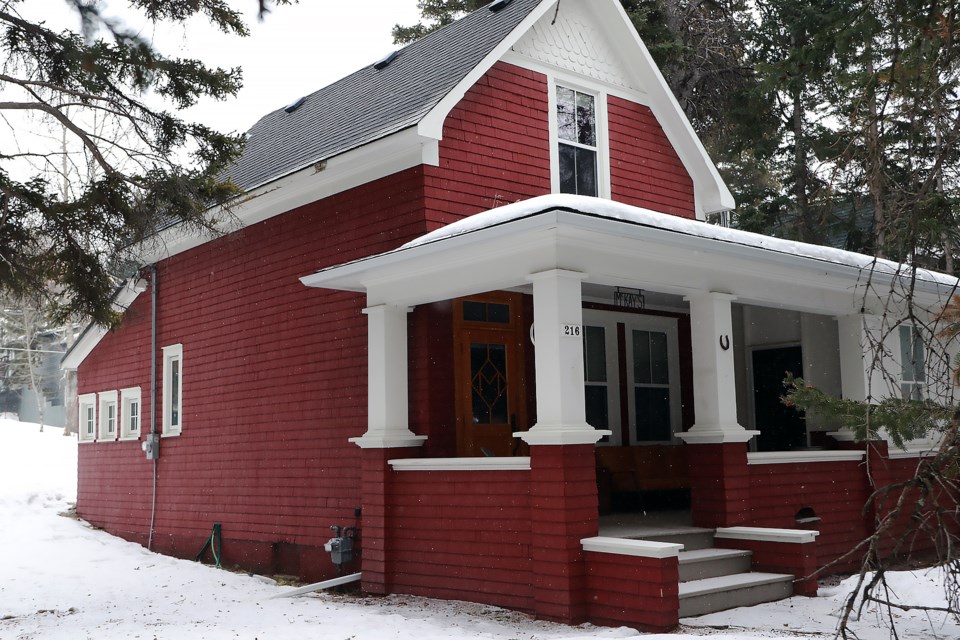 The Town of Banff has received a demolition permit application for the McKay House – seen here on Thursday (March 3) is a 1.5-storey folk-Victorian residence on a double lot at 216 Muskrat Street – which was built as a summer home and cottage for McKay in 1905.

GREG COLGAN RMO PHOTO