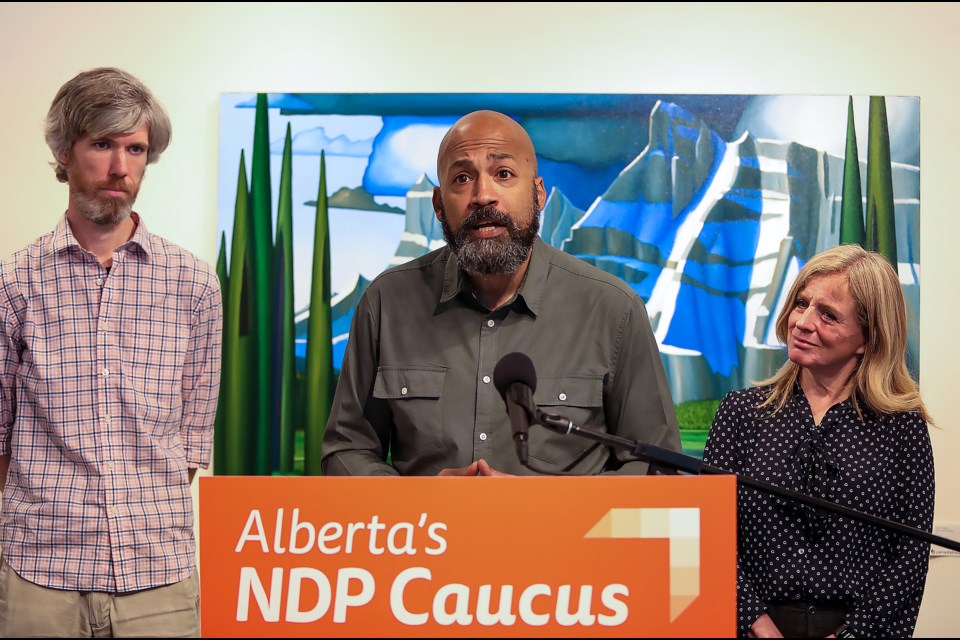 Alberta NDP Health Critic MLA David Shepherd highlighted on Wednesday (April 13) the growing shortage of doctors in the Bow Valley region, claiming it was due to the UCP's hostility to healthcare professionals. JUNGMIN HAM RMO PHOTO
