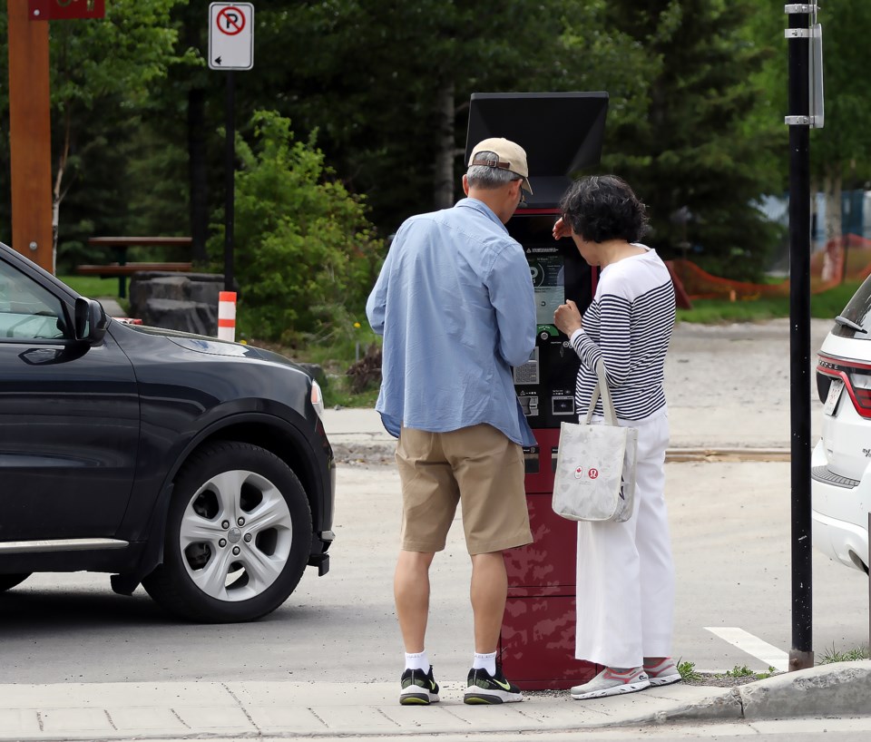 20220628 Banff Paid Parking