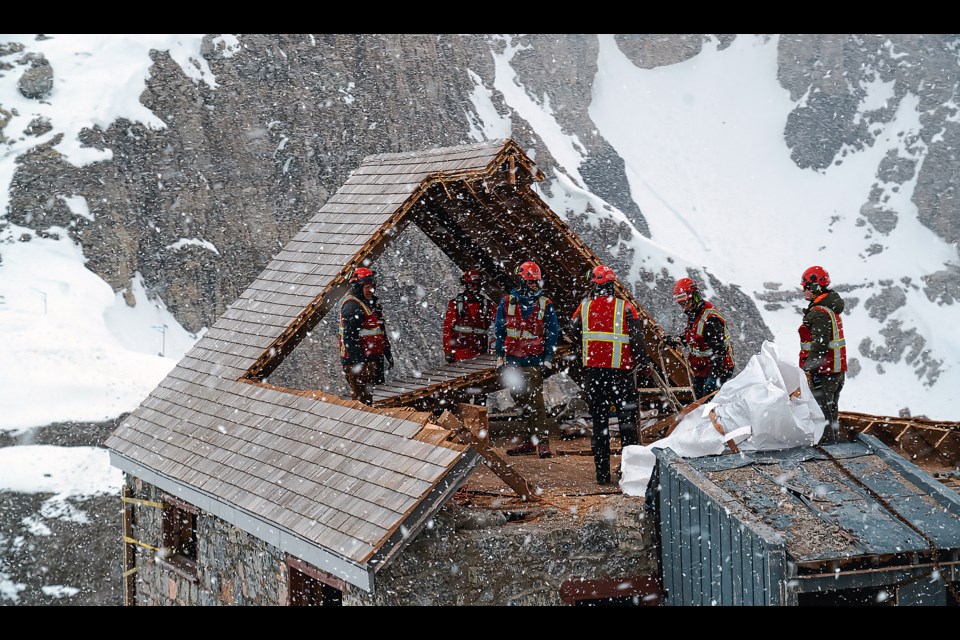 Parks Canada has completed the dismantling and removal of the historic Abbot Pass Refuge Cabin, which had been planned since earlier this year.

PHOTO SUBMITTED BY PETE HOANG