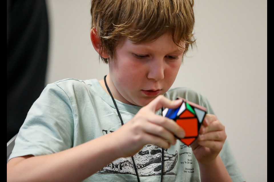 Newtownabbey man solves Rubik's Cube blindfolded to record fastest time for  Ulster competitor