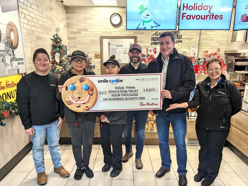 ozija-thiha-education-trust-tim-hortons-donation