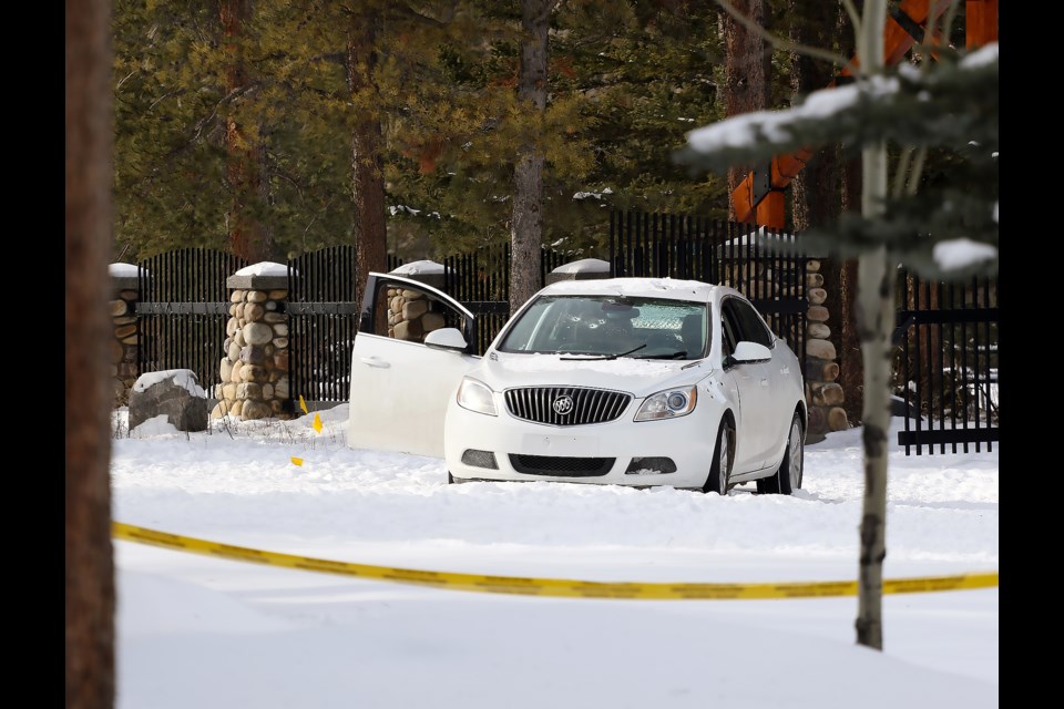 A white Buick with multiple bullet holes remained behind police tape near 11 Avenue and 15 Street on Saturday (Feb. 25). The vehicle was removed Saturday evening as RCMP completed the on scene investigation.

GREG COLGAN RMO PHOTO