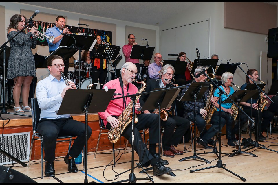 A big band dance was hosted by the Valley Winds Jazz Band at the Canmore Senior Centre on Saturday (March 4). JUNGMIN HAM RMO PHOTO