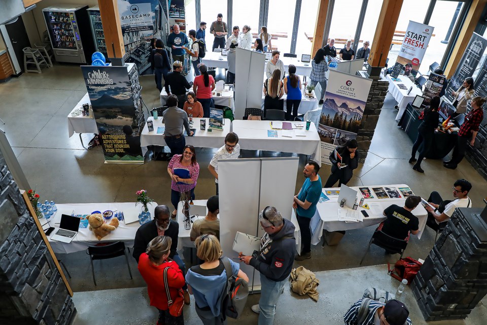 The Canmore Spring Hiring Fair was held at Elevation Place on Thursday (May 11). The last time the Canmore Spring Hiring Fair was held in 2019. JUNGMIN HAM RMO PHOTO 