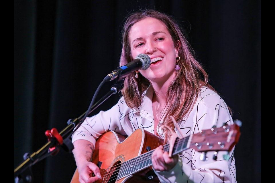 Amelie Patterson performs at the Maclab Bistro at Banff Centre on Friday (May 12). JUNGMIN HAM RMO PHOTO 