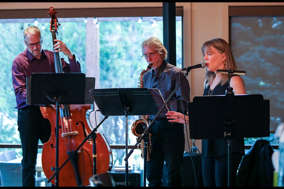 The Exit 91 Jazz Ensemble performed at a fundraiser event for the Bow Valley Connections Centre at the Canmore Golf & Curling Club on Friday (May 19). JUNGMIN HAM RMO PHOTO 