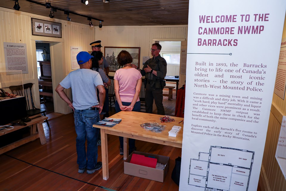 The North West Mounted Police Barracks (NWMP) Provincial Historic Site and local RCMP detachments hosted an open house at NWMP Barracks in Canmore on Saturday (May 20). JUNGMIN HAM RMO PHOTO