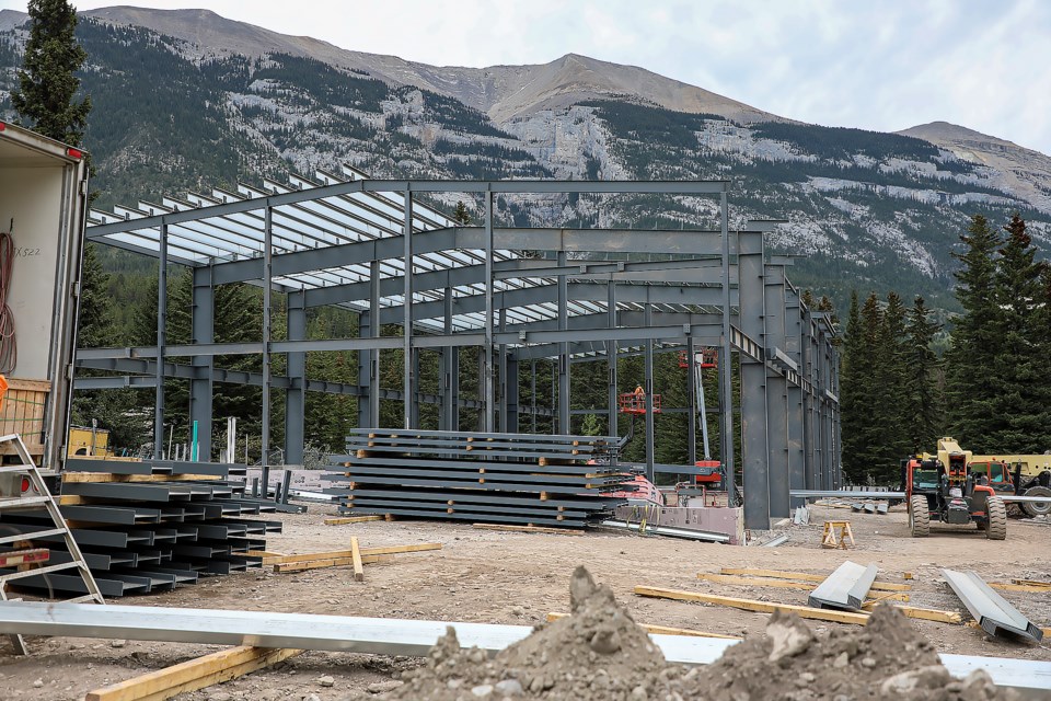 The construction site at 100 Alpine Meadows on Wednesday (May 24).JUNGMIN HAM RMO PHOTO