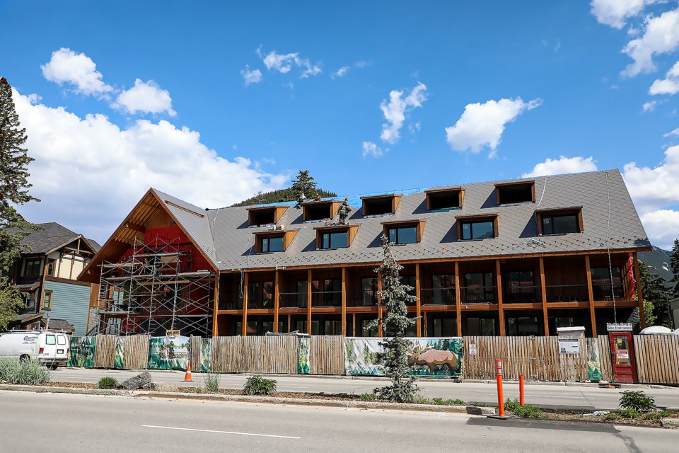 The new Aster development on the 300 block of Banff Avenue on Friday (June 23). JUNGMIN HAM RMO PHOTO