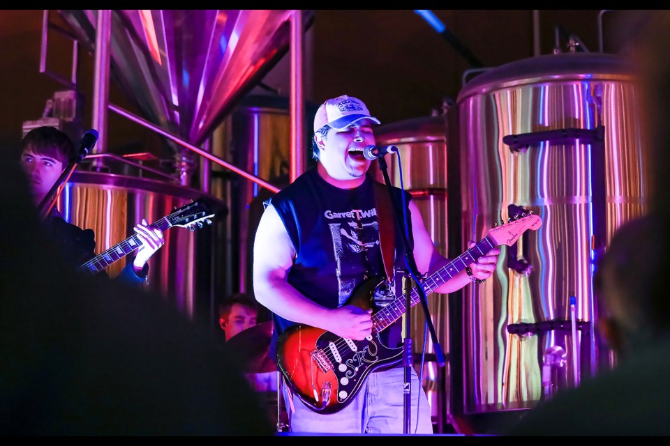 Musician and guitarist Garret T. Willie performed at Canmore Brewing Company on Friday (July 8). JUNGMIN HAM RMO PHOTO