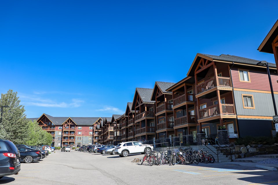 Apartments in the Palliser Trail area of Canmore. JUNGMIN HAM RMO PHOTO