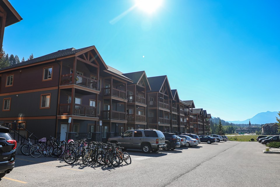 Apartments in the Palliser Trail area of Canmore on Tuesday (Aug. 15). JUNGMIN HAM RMO PHOTO