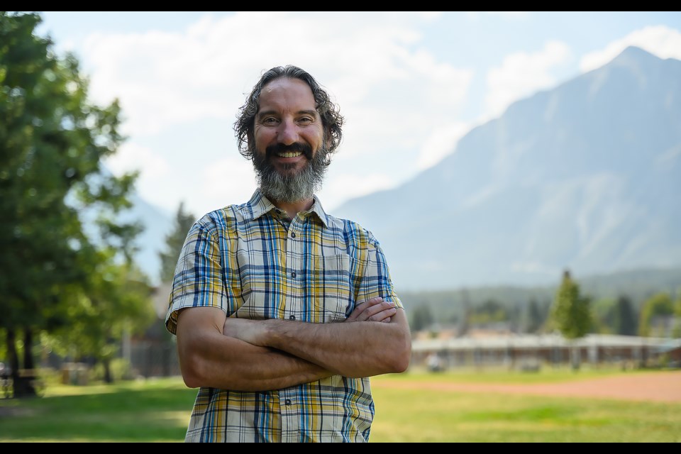 Steve Fitzmorris, newly elected as a Ward 1 councillor for the MD of Bighorn, poses for a photo in Canmore on Tuesday (Aug. 29).

MATTHEW THOMPSON RMO PHOTO