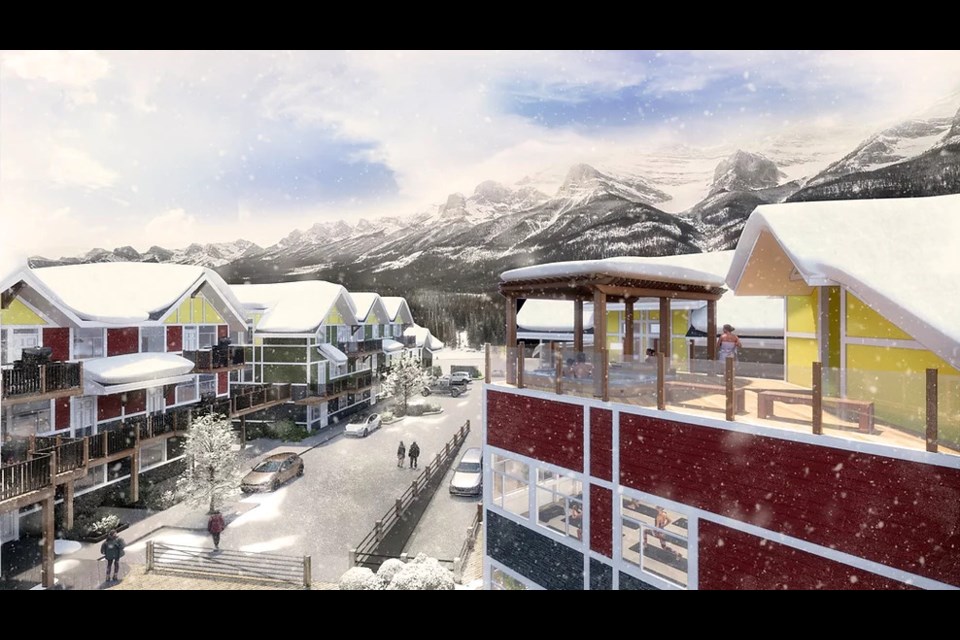 A rendering of the Banff Legacy Inn, which is proposed to be located at 950 Harvie Heights Road in the hamlet of Harvie Heights. 

PHOTO COURTESY OF BANFF LEGACY INN 