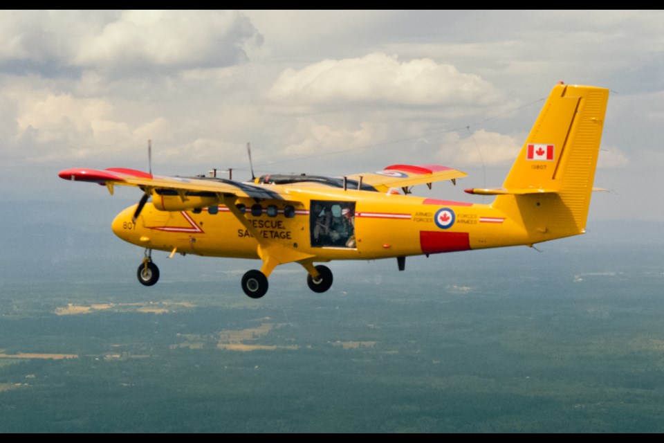 The 418 Air Reserves Squadron Twin Otter that crashed in Kananaskis Country on June 14, 1986 during search and rescue efforts of an aircraft that crashed nine days earlier. 

PHOTO COURTESY ALBERTA AVIATION MUSEUM
