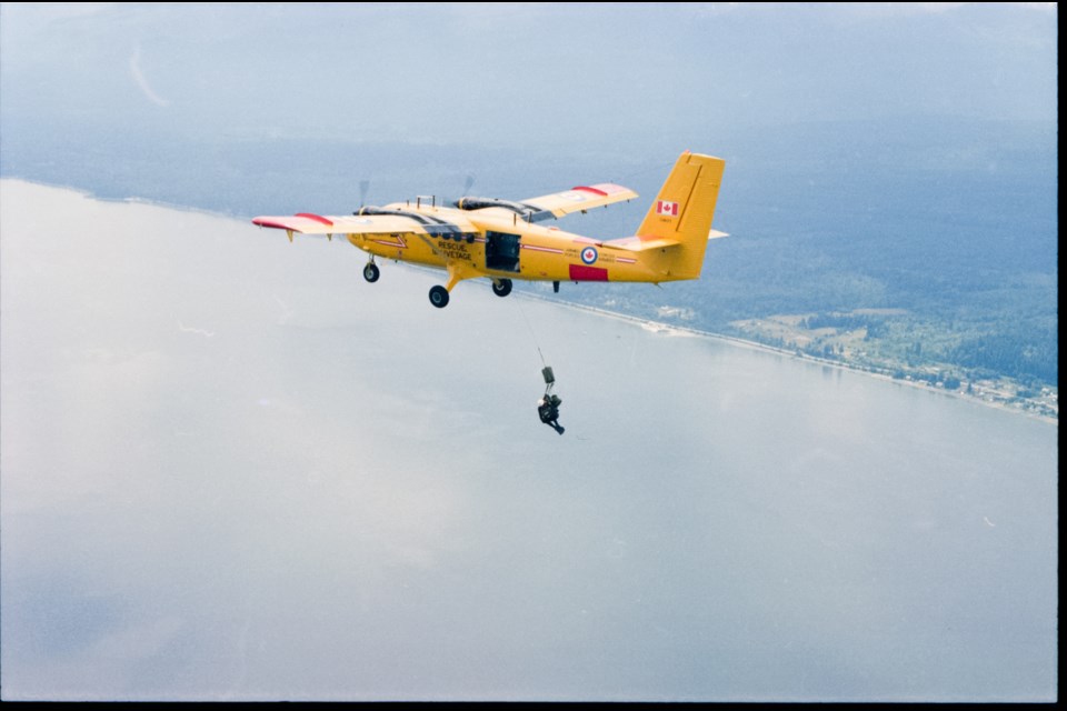 The 418 Air Reserves Squadron Twin Otter that crashed in Kananaskis Country on June 14, 1986 during search and rescue efforts of an aircraft that crashed nine days earlier. 

PHOTO COURTESY ALBERTA AVIATION MUSEUM
