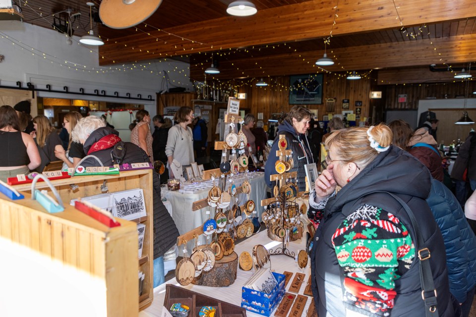 Canmore Legion's first annual Winter Holiday Market was held at the Canmore Royal Canadian Legion Three Sisters Branch No. 3 on Saturday (Nov. 25).  JUNGMIN HAM RMO PHOTO