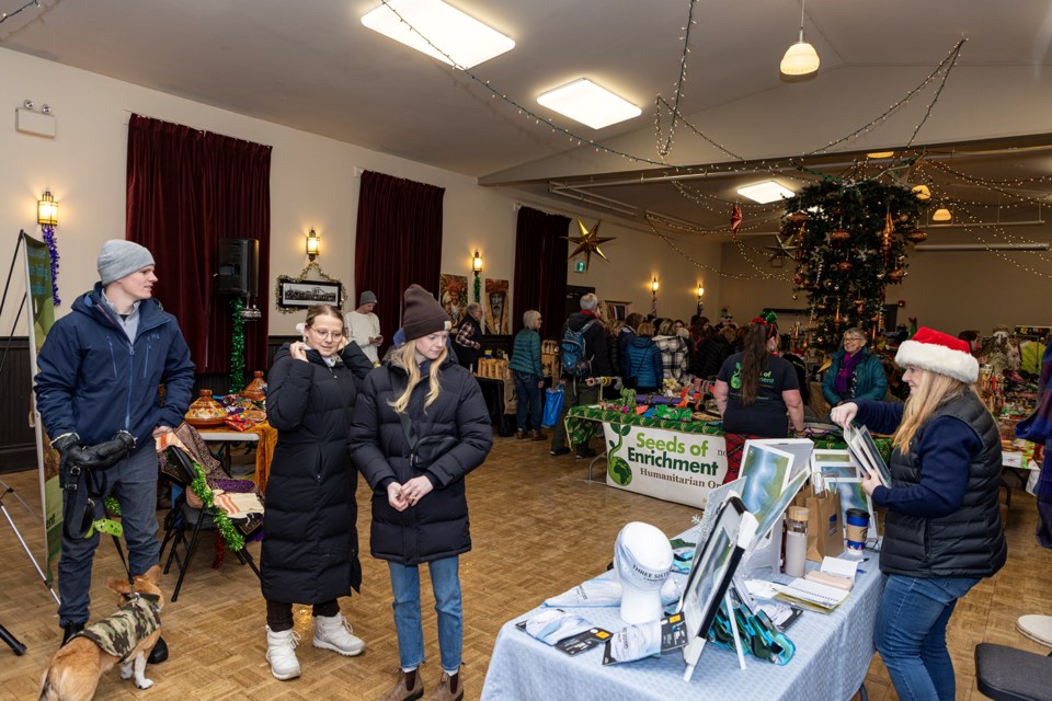 Seeds of Enrichment's annual Christmas Market fundraiser was held at Canmore Miners' Union Hall on Saturday (Dec. 9). JUNGMIN HAM RMO PHOTO 