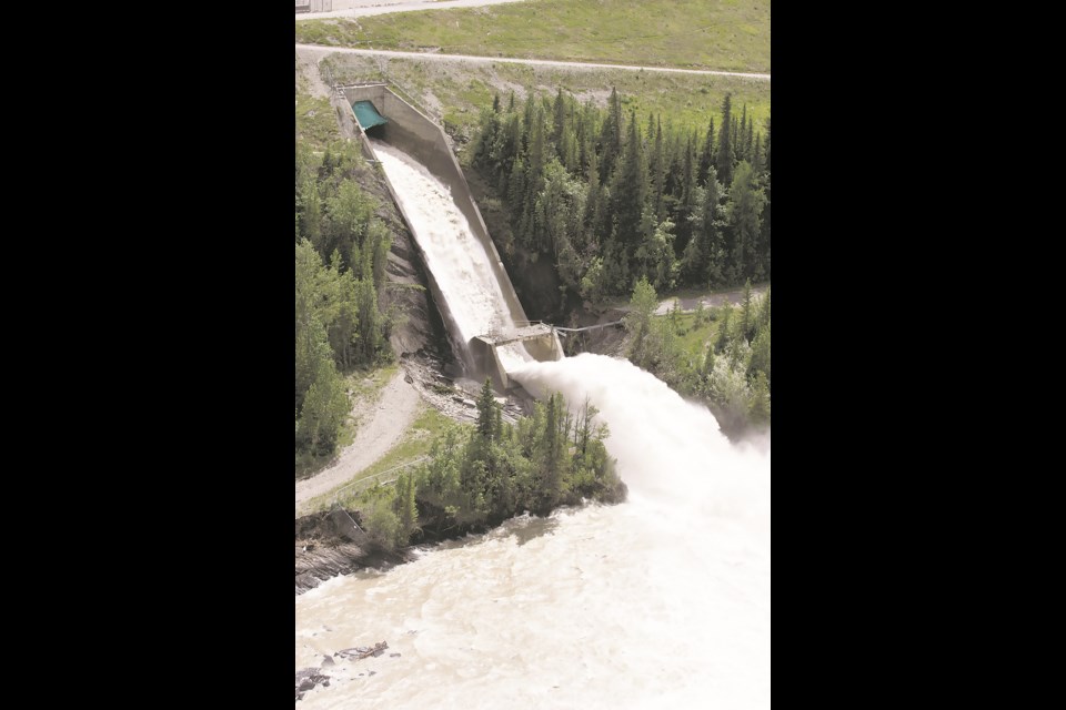 Barrier Lake dam. RMO FILE PHOTO                                                                                    