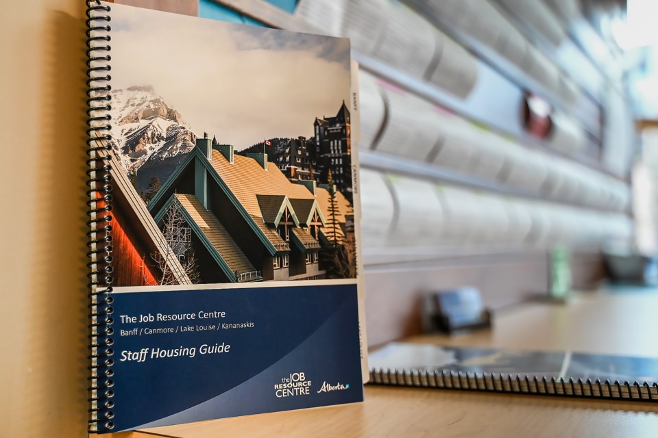The new staff housing guide made by the Job Resource Centre. MATTHEW THOMPSON RMO PHOTO