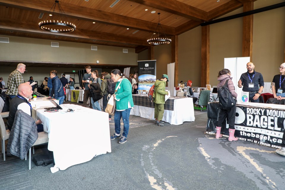 The Bow Valley Summer Job Fair was hosted by the Job Resource Centre in a new collaboration with the Bow Valley Chamber of Commerce at the Malcolm Hotel in Canmore on Thursday (April 18). JUNGMIN HAM RMO PHOTO