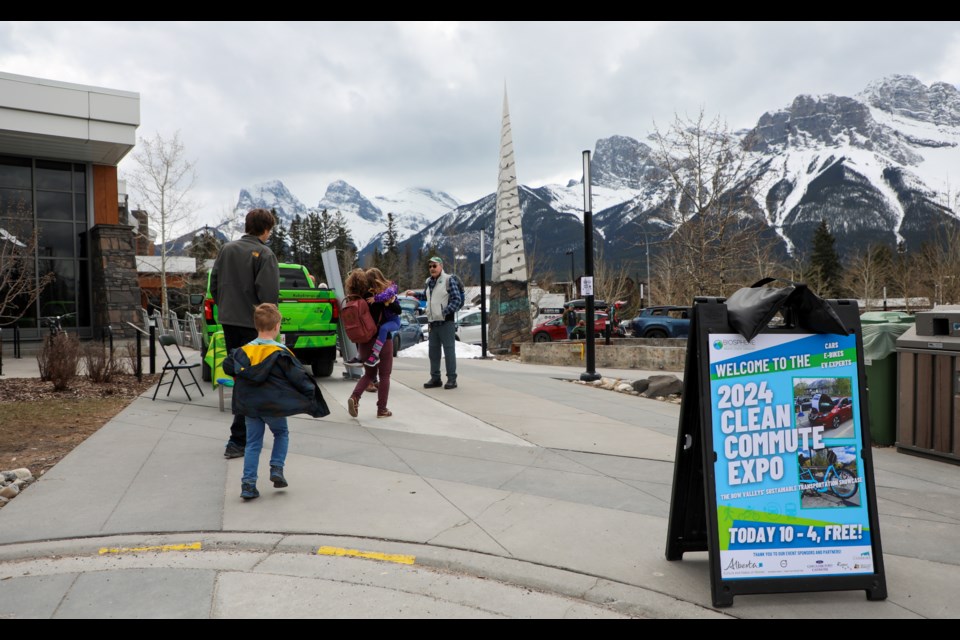 The Biosphere Institute of the Bow Valley hosted the 2024 Clean Commute Expo on Saturday (May 4) at Elevation Place in Canmore. JUNGMIN HAM RMO PHOTO