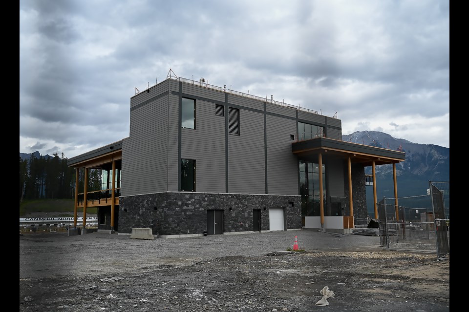 The new biathlon building, which is still uncomplete, at the Canmore Nordic Centre on Sunday (June 30). MATTHEW THOMPSON RMO PHOTO