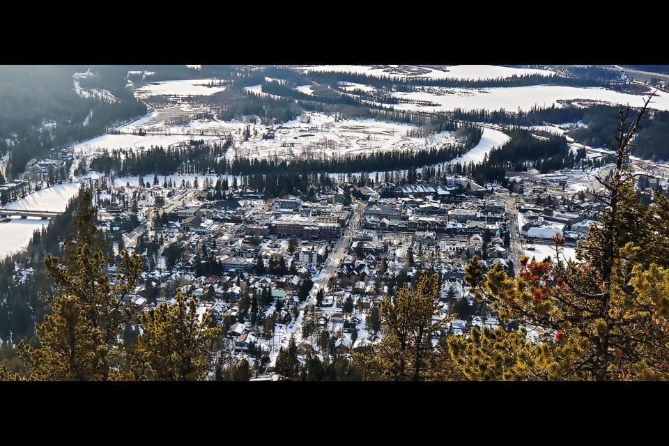 The view of the Banff townsite from Tunnel Mountain.

GREG COLGAN RMO PHOTO