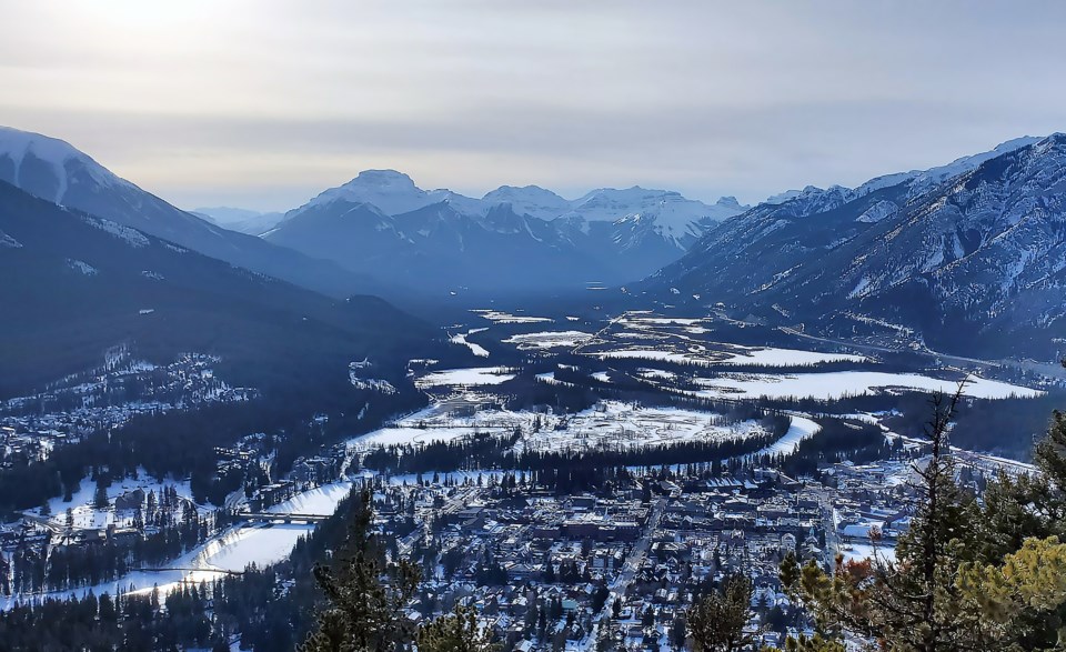 Banff Townsite from Tunnel Mountain2