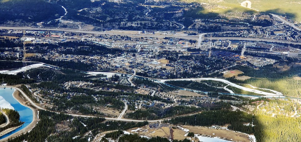 Canmore from Ha Ling peak 2