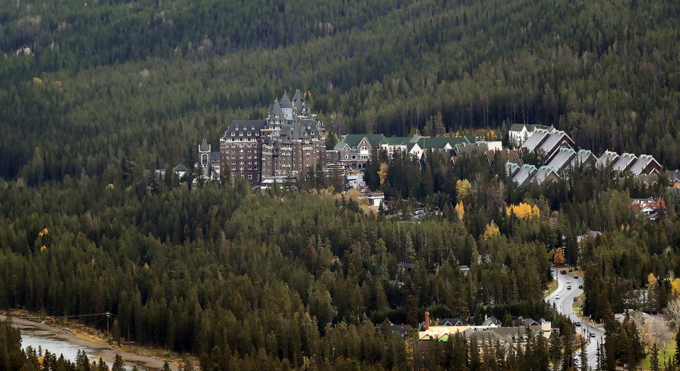 Fairmont Banff Springs from Norquay