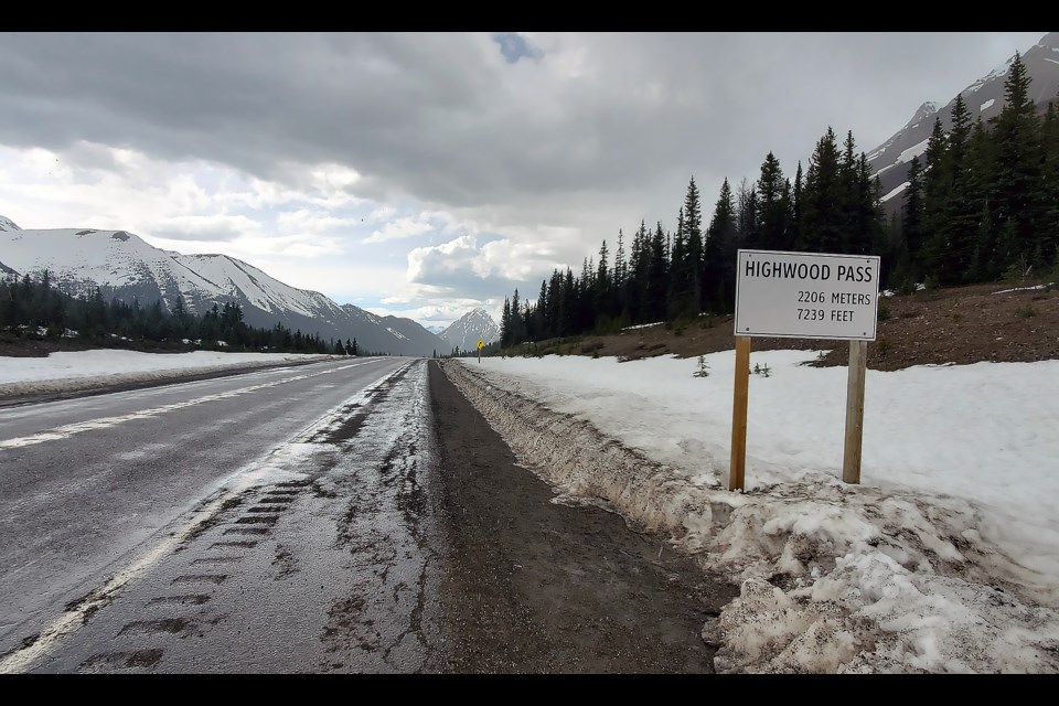 The Highwood Pass on June 12, 2022.

RMO FILE PHOTO
