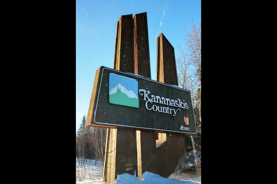 The Kananaskis Country sign along Highway 40 near the Trans-Canada Highway.

RMO FILE PHOTO