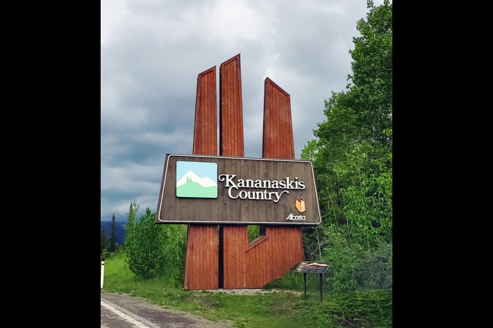 The Kananaskis Country entry sign on Highway 40 near the Trans-Canada Highway. RMO FILE PHOTO