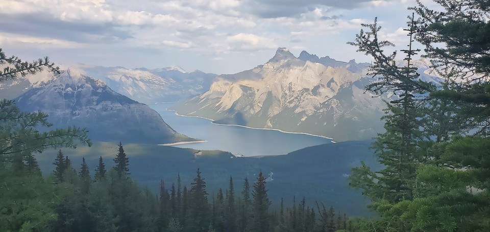 Lake Minnewanka from C-Level Cirque 1