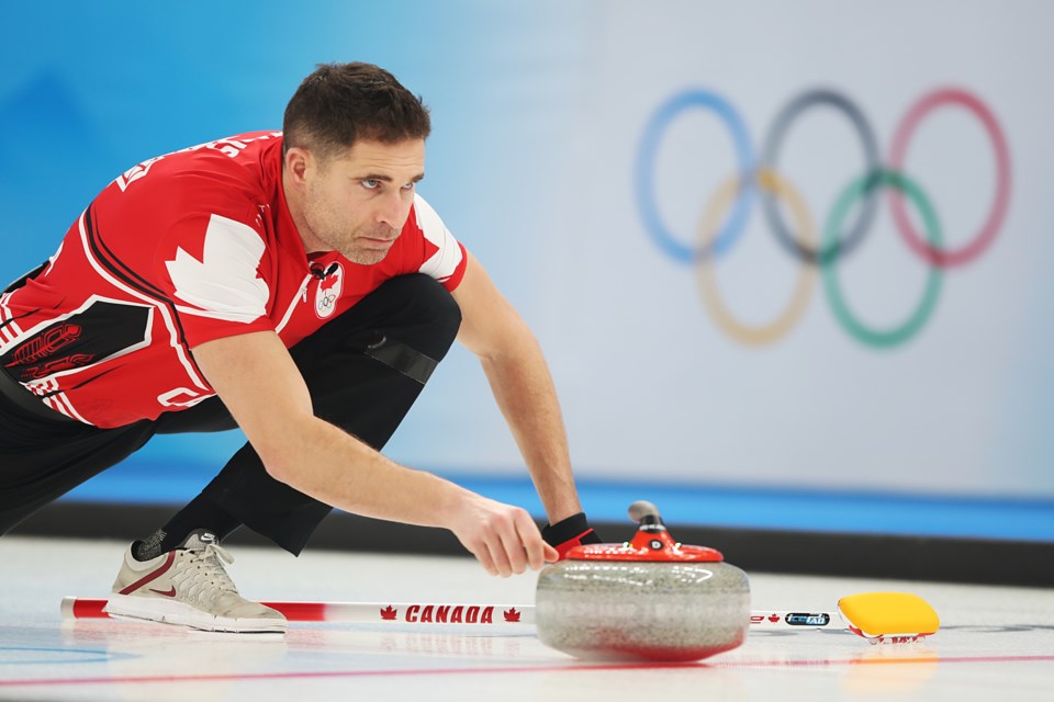 John Morris at the Beijing 2022 Winter Olympics Games. (© World Curling Federation / Stephen Fisher)
