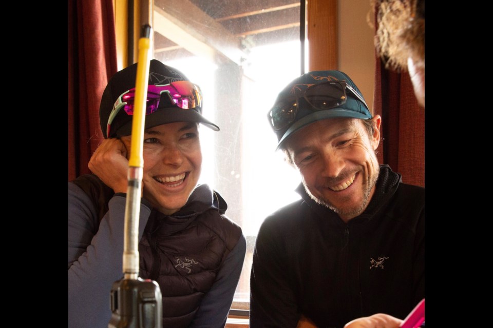 Adam Campbell and his wife Laura Kosakoski at Purcell Mountain Lodge near Golden B.C. in September. Campbell and Kosakoski spent two days at the backcountry lodge trail running in the Purcell Mountains with their friends. RMO FILE PHOTO