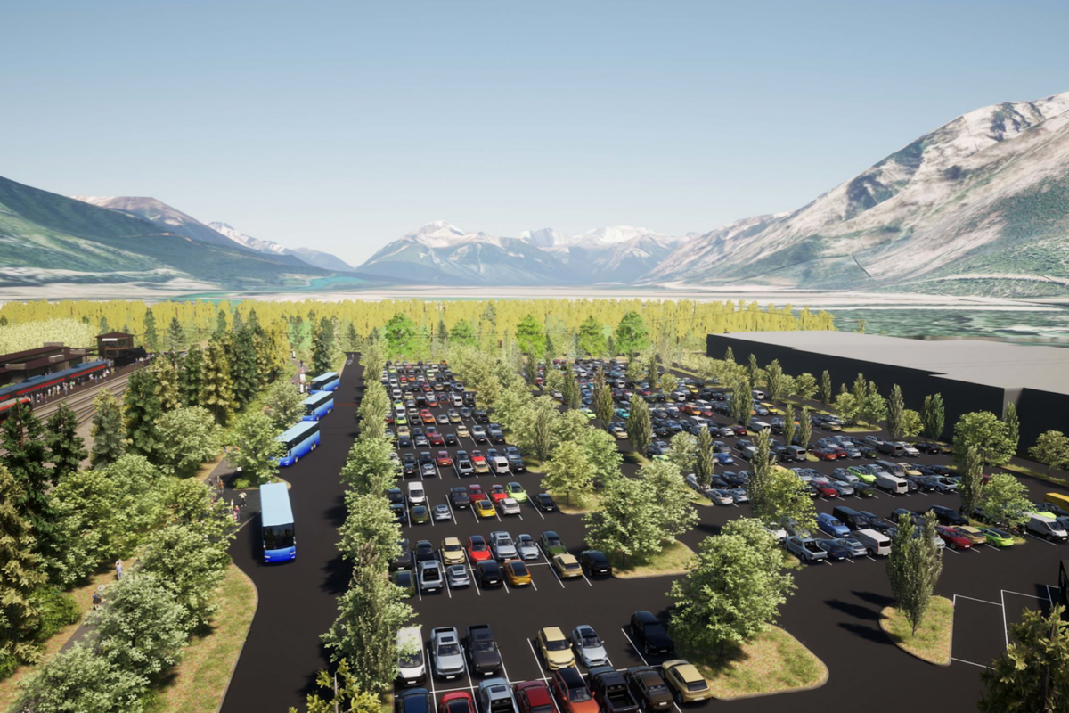 Plans to redevelop Banff's train station lands divide community