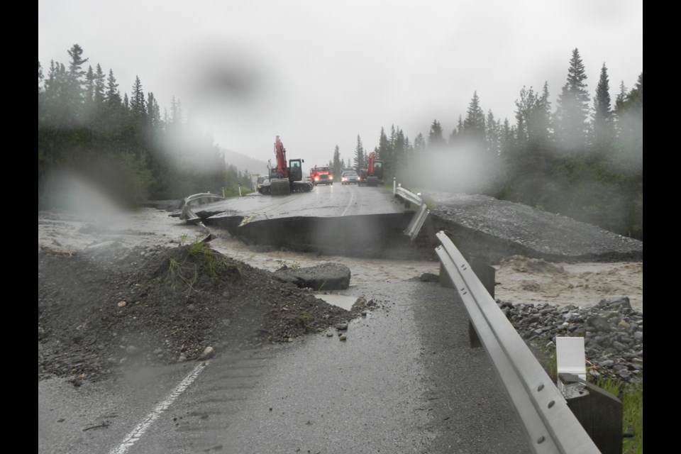 The 2013 flooding wreaked havoc on Jura Creek. The MD of Bighorn is reconfiguring its flood mitigation projects funding after the Alberta Community Resilience Program (ACRP) was terminated. 
RMO FILE PHOTO