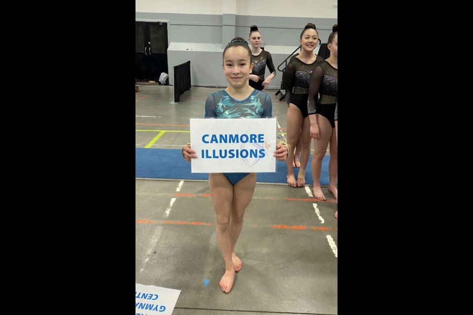 Banff gymnast Leona Gentien will represent Alberta at the 2022 Western Artistic Gymnastics Championships between April 21-23. SUBMITTED PHOTO