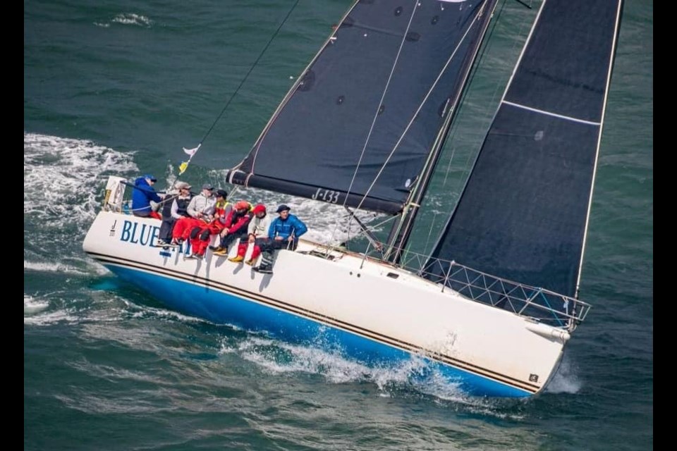 The Blue Jay and crew set sail on June 17 for the 2022 Newport Bermuda Race. SUBMITTED PHOTO