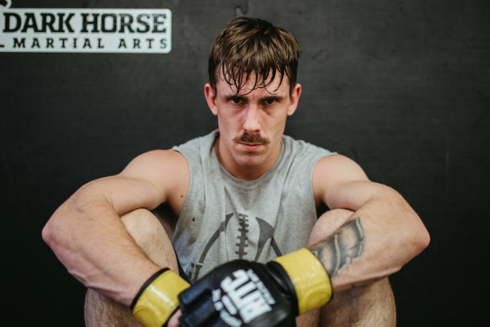 Dark Horse Martial Arts' Charles Gallagher fights Saturday (Oct. 14) at Rumble in the Cage 66 in Lethbridge. The amateur MMA fighter takes on Olson Werenka of Calgary in a welterweight bout (170 pounds). SILCKERODT PHOTOGRAPHY