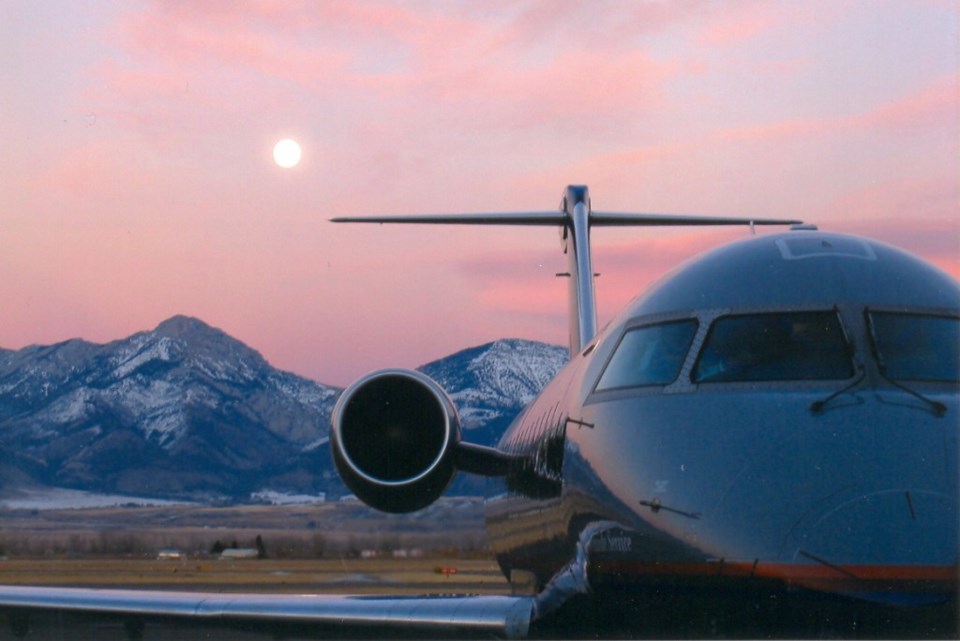 CRJ at Sunrise, Bozeman