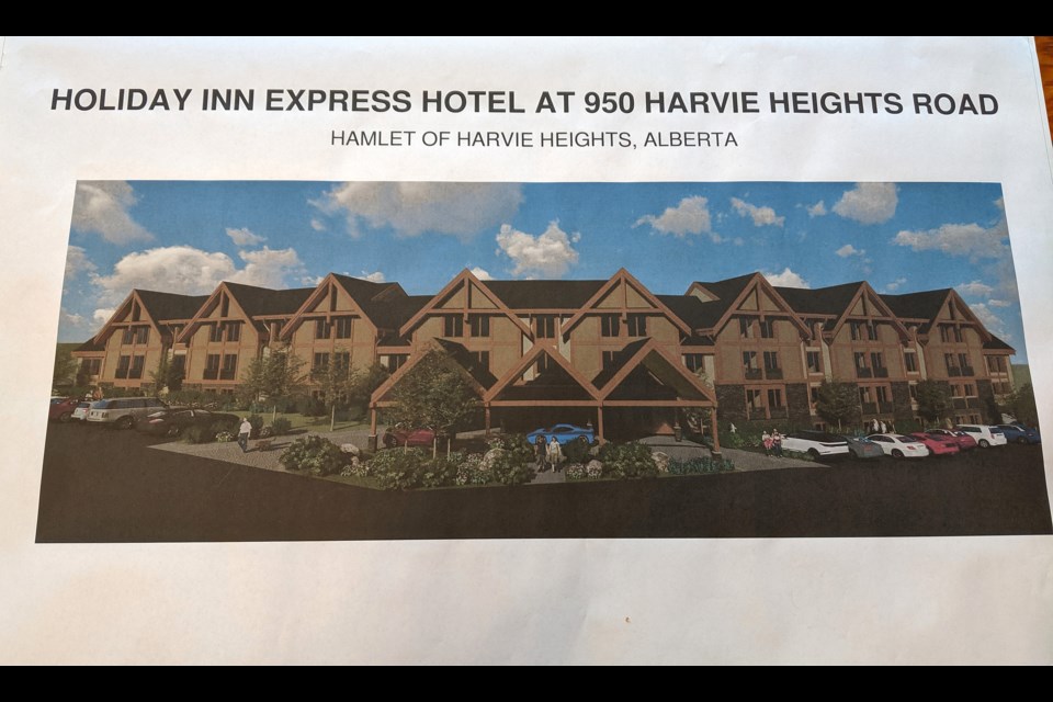 The proposed 120-room Holiday Inn Express for Harvie Heights.
RMO PHOTO