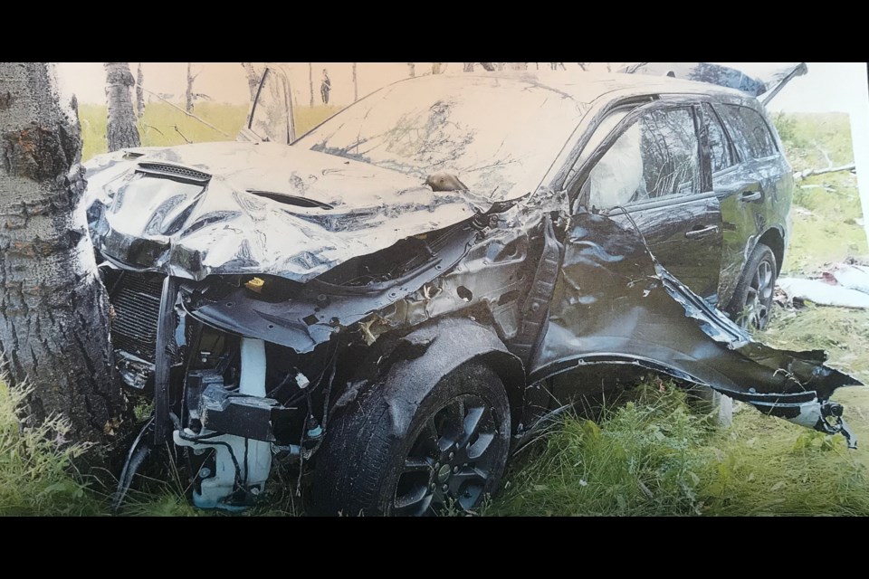 Horst Stewin lost control of the vehicle he was driving on Aug. 2, 2018 when he was shot in the head. SUBMITTED IMAGE