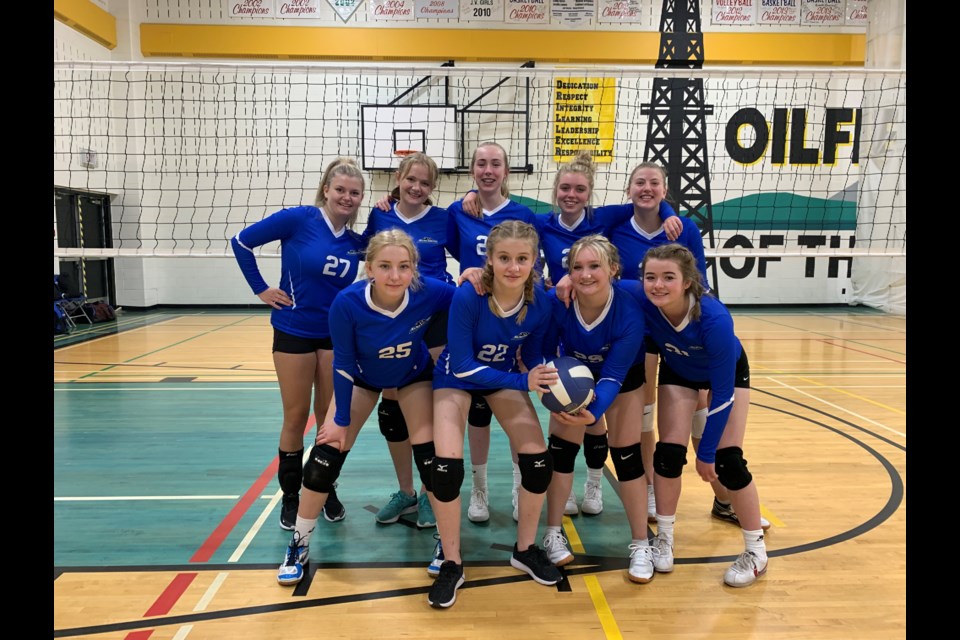 The OLS JV girls volleyball team competed for the first time on Sept. 10-11 in Black Diamond since COVID-19 hit in 2020. SUBMITTED PHOTO