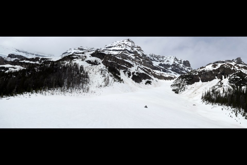 The Plain of Six Glaciers trail as seen on June 4, 2022.
Photo courtesy Joel Hagen