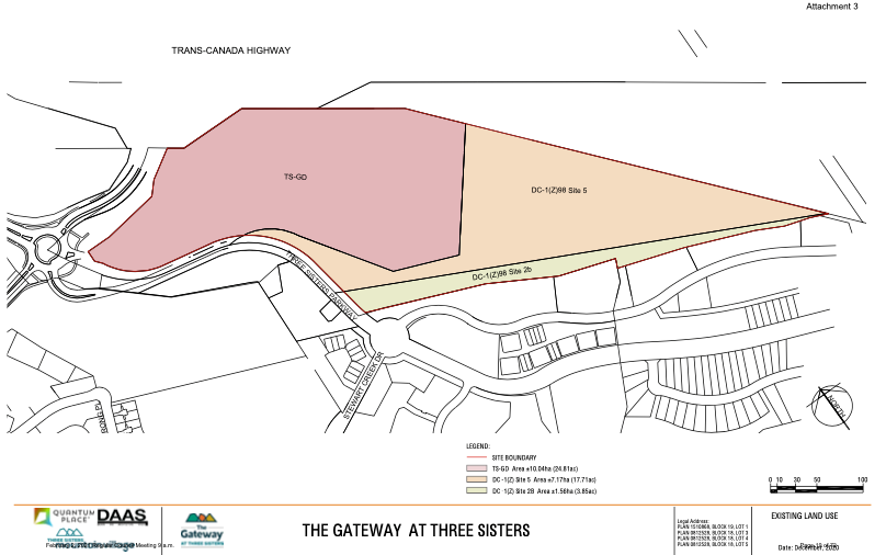 The Gateway area of Three Sisters Mountain Village received approved from Canmore council.