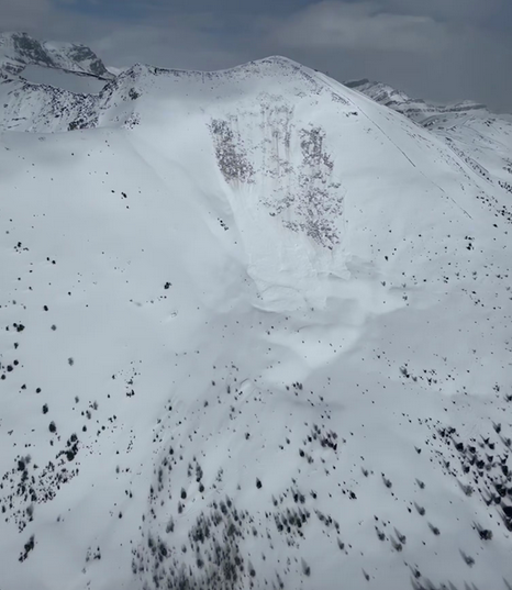 The aftermath of an avalanche in Lake Louise on Saturday (April 22). PARKS CANADA PHOTO, RE-POSTED BY AVALANCHE CANADA